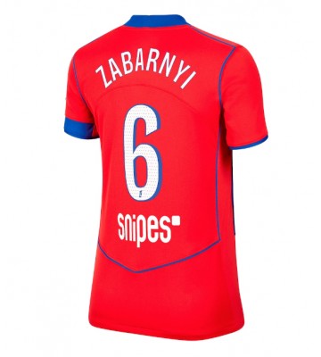 Paris Saint-Germain Illia Zabarnyi #6 Replika Tredjetrøje Dame 2025-26 Kortærmet